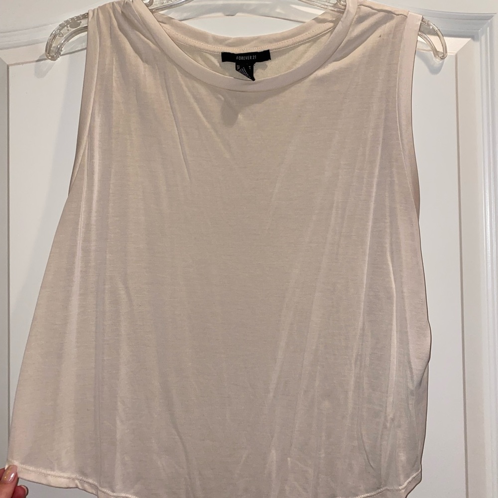 White tank top